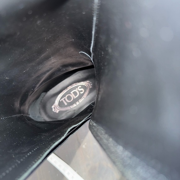 Tod's Women’s Tall Black Boots - Picture 9 of 11